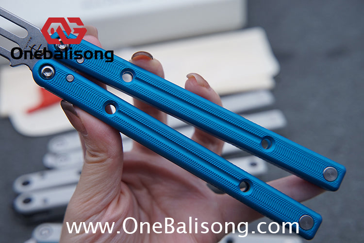 Squid Industries Squidtrainer クローン Inked Squidtrainer V4 Balisong Butterfly Knife Trainer | Squid