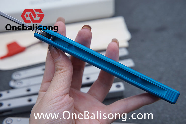 Baliplus Squidtrainer V4 Balisong Clone 7075 Aluminum Alloy Handle Stainless Steel Blade Bushing