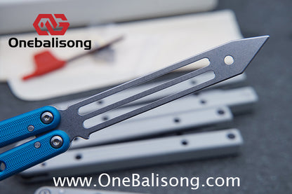 Baliplus Squidtrainer V4 Balisong Clone 7075 Aluminum Alloy Handle Stainless Steel Blade Bushing