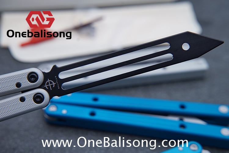Baliplus Squidtrainer V4 Balisong Clone 7075 Aluminum Alloy Handle Stainless Steel Blade Bushing