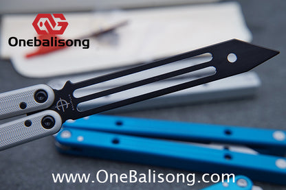 Baliplus Squidtrainer V4 Balisong Clone 7075 Aluminum Alloy Handle Stainless Steel Blade Bushing