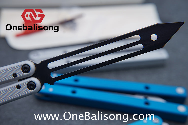 Baliplus Squidtrainer V4 Balisong Clone 7075 Aluminum Alloy Handle Stainless Steel Blade Bushing