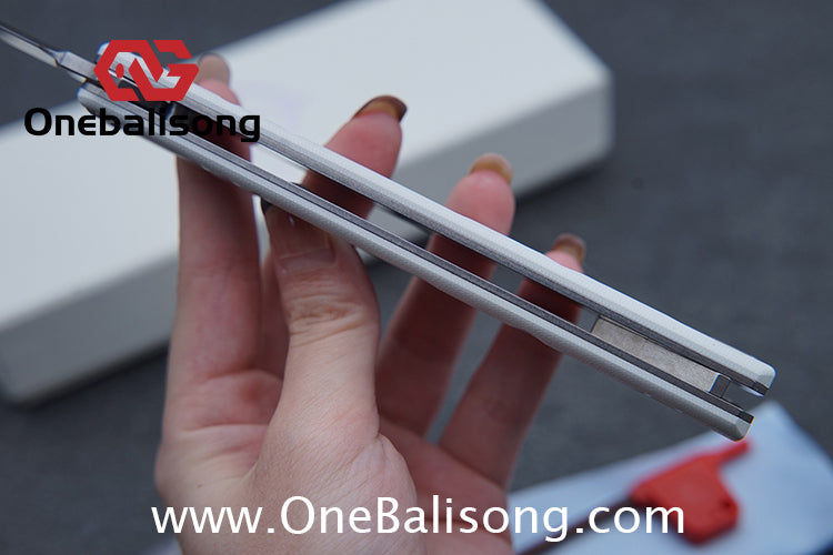 Baliplus REP Special Edition Balisong Clone G10 Patch Titanium alloy-handle stainless steel blade