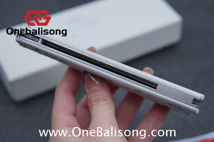 Baliplus REP Special Edition Balisong Clone G10 Patch Titanium alloy-handle stainless steel blade