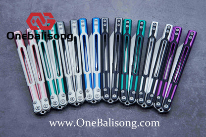 APOCALYPSE TIANQI Cygnus Clone v3.5 Blue screw 7075 Aluminum alloy handle bushing stainless steel blade