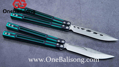 APOCALYPSE TIANQI Cygnus Clone v3.5 Blue screw 7075 Aluminum alloy handle bushing stainless steel blade