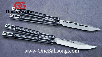 APOCALYPSE TIANQI Cygnus Clone v3.5 Blue screw 7075 Aluminum alloy handle bushing stainless steel blade