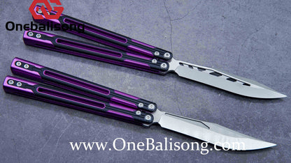 APOCALYPSE TIANQI Cygnus Clone v3.5 Blue screw 7075 Aluminum alloy handle bushing stainless steel blade