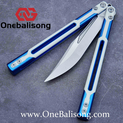 APOCALYPSE TIANQI Cygnus Clone v3.5 Blue screw 7075 Aluminum alloy handle bushing stainless steel blade