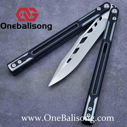 APOCALYPSE TIANQI Cygnus Clone v3.5 Blue screw 7075 Aluminum alloy handle bushing stainless steel blade