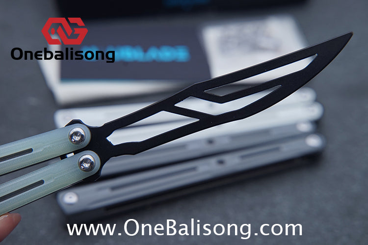 UBLADE Challenger Balisong Aluminum Alloy Handle Stainless Steel Blade Sandwich Structure Bushing