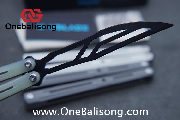 UBLADE Challenger Balisong Aluminum Alloy Handle Stainless Steel Blade Sandwich Structure Bushing
