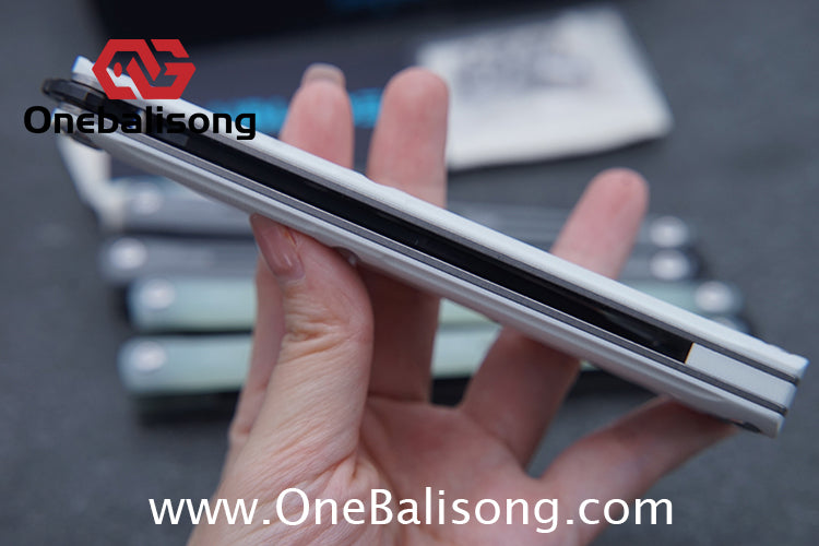 UBLADE Challenger Balisong Aluminum Alloy Handle Stainless Steel Blade Sandwich Structure Bushing