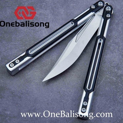 APOCALYPSE TIANQI Cygnus Clone v3.5 Blue screw 7075 Aluminum alloy handle bushing stainless steel blade