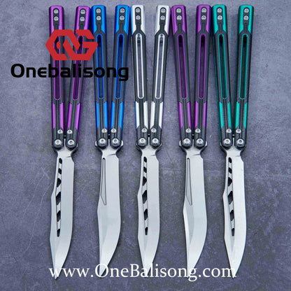 APOCALYPSE TIANQI Cygnus Clone v3.5 Blue screw 7075 Aluminum alloy handle bushing stainless steel blade
