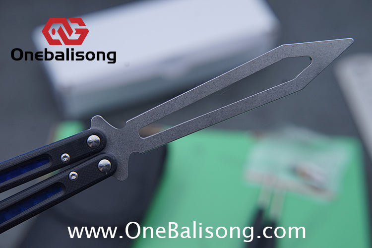 THEONE BM51 Balisong Clone Titanium Alloy Handle D2 Tool Steel Stainless Steel Blade Bushing