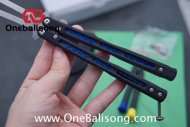 THEONE BM51 Balisong Clone Titanium Alloy Handle D2 Tool Steel Stainless Steel Blade Bushing