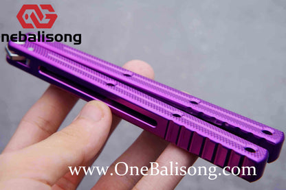 baliplus 7075 kraken trainer Side slot version v3 clone Aluminum alloy handle stainless steel blade Bushing