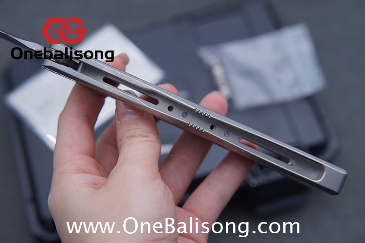 MORPH KNIVES Turbid v2 Original Balisong Ti-6AL-4V Titanium Alloy Handle CPM S35VN Stainless Steel Blade Bushing