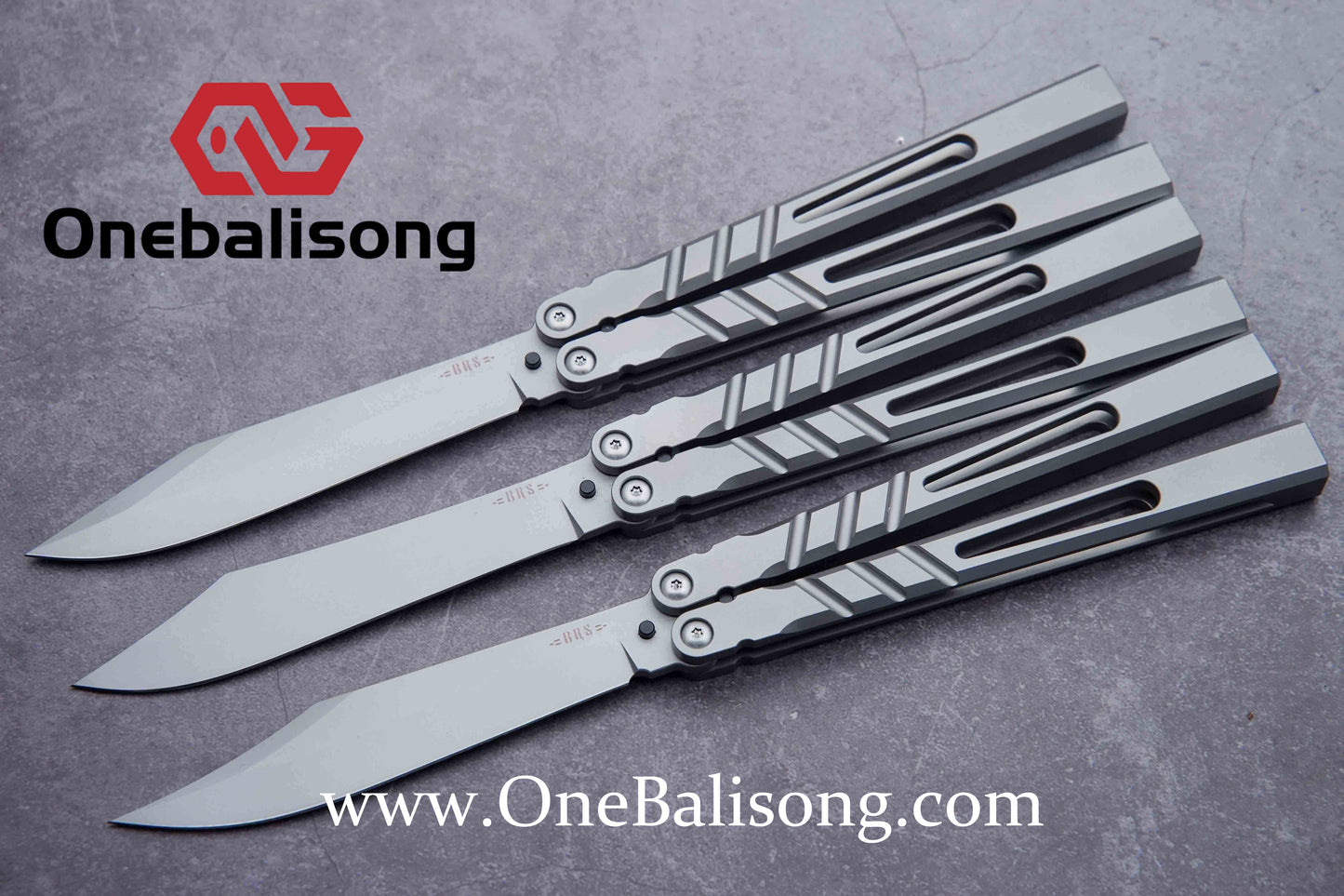 baliplus BRS chab clone Titanium-handle stainless blade bushings