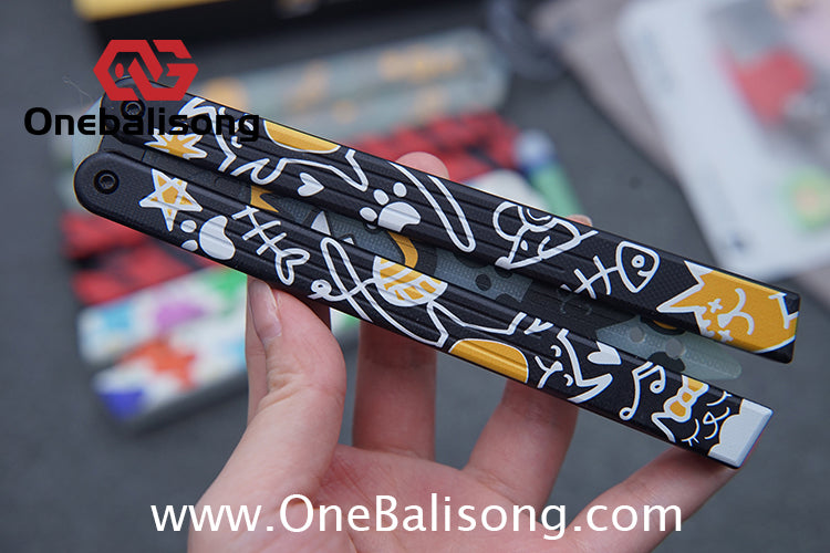 ARMED SHARK HOM DESIGN G10 ST clone G10 handle G10 blade Bushing