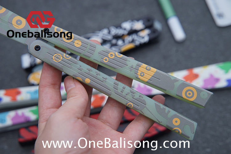 ARMED SHARK HOM DESIGN G10 ST clone G10 handle G10 blade Bushing