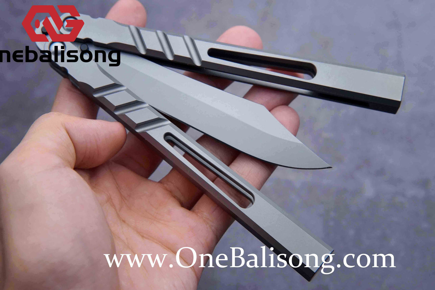 baliplus BRS chab clone Titanium-handle stainless blade bushings