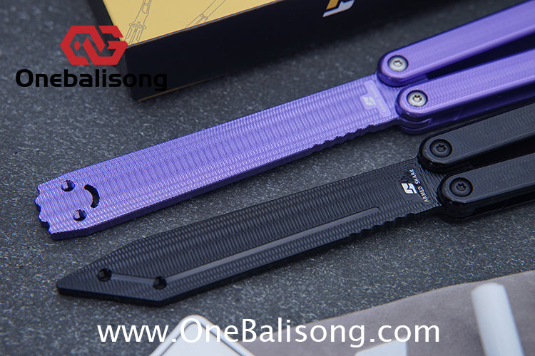 Armed Shark 7075 Aluminum Squiddy Balisong Clone 7075 Aluminum Materia