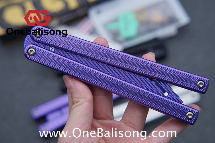 Armed Shark 7075 Aluminum Squiddy Balisong Clone 7075 Aluminum Materia