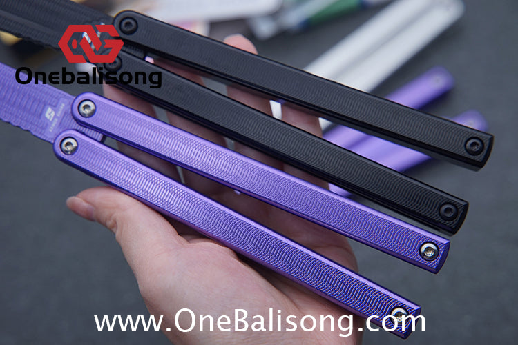 Armed Shark 7075 Aluminum Squiddy Balisong Clone 7075 Aluminum Materia
