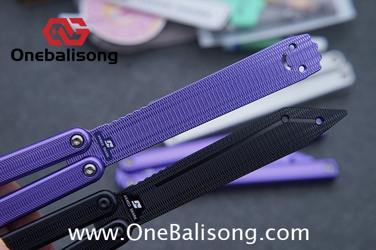 Armed Shark 7075 Aluminum Squiddy Balisong Clone 7075 Aluminum Materia
