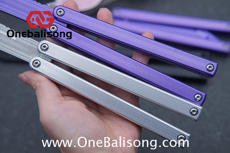 Armed Shark 7075 Aluminum Squiddy Balisong Clone 7075 Aluminum Materia