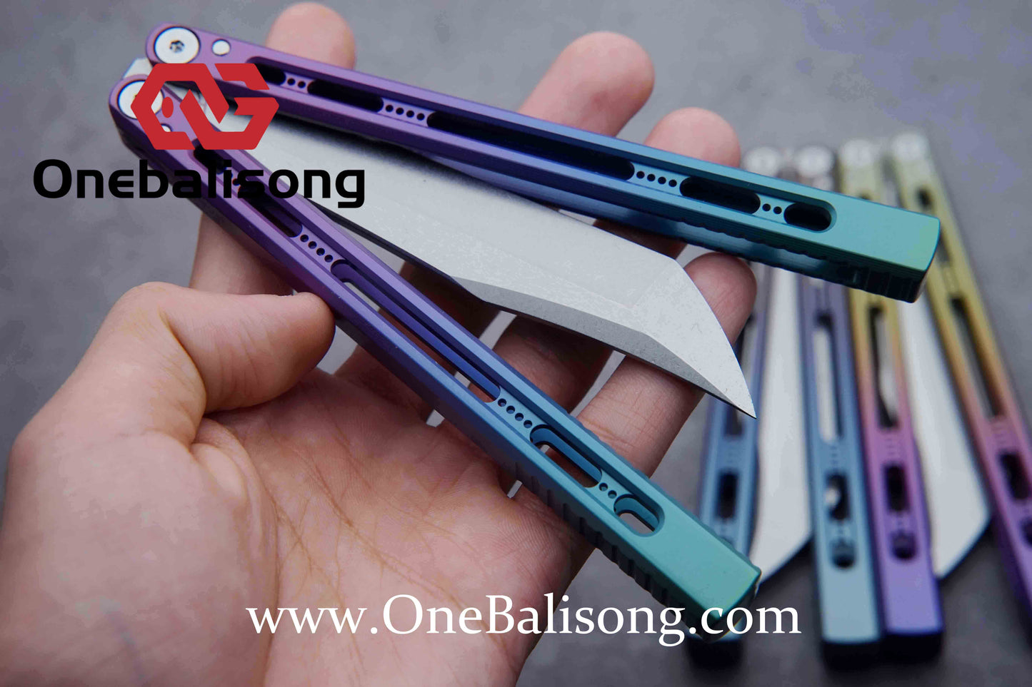 APOCALYPSE Medusa clone Titanium handle Stainless steel blade Bshing