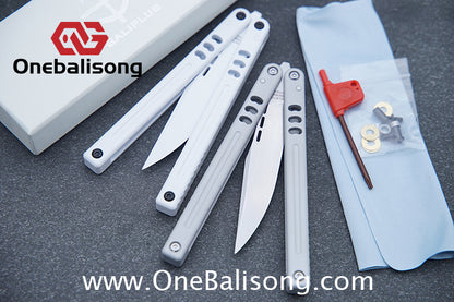 Baliplus V5 Madko Balisong Clone Aluminum Alloy Handle Stainless Steel Blade Bushing