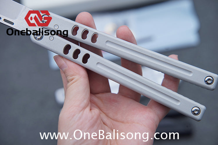Baliplus V5 Mako Balisong Clone Aluminum Alloy Handle Stainless Steel Blade Bushing