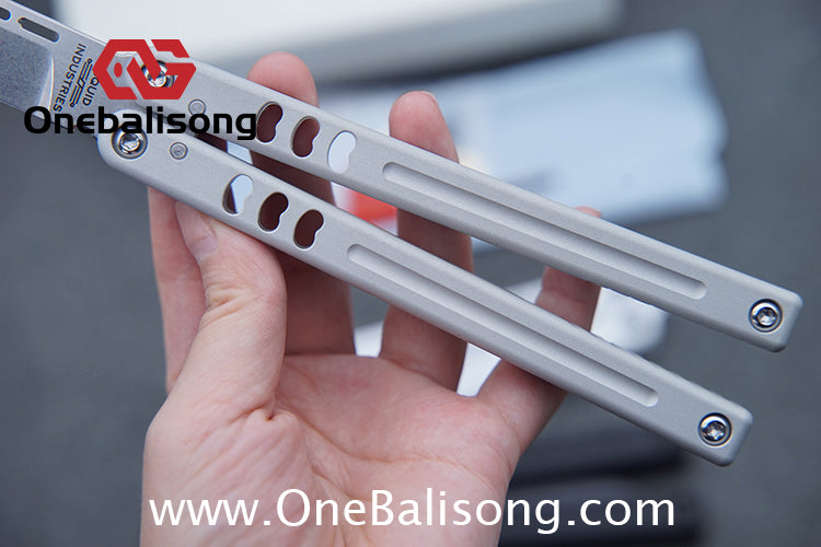 Baliplus V5 Mako Balisong Clone Aluminum Alloy Handle Stainless Steel Blade Bushing
