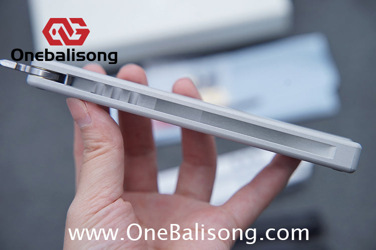 Baliplus V5 Mako Balisong Clone Aluminum Alloy Handle Stainless Steel Blade Bushing