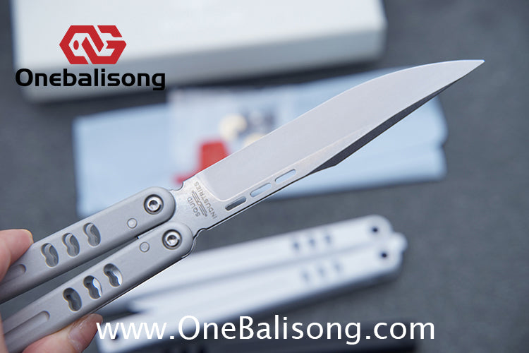 Baliplus V5 Mako Balisong Clone Aluminum Alloy Handle Stainless Steel Blade Bushing
