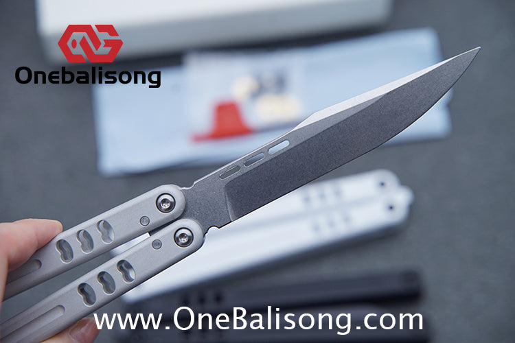 Baliplus V5 Mako Balisong Clone Aluminum Alloy Handle Stainless Steel Blade Bushing
