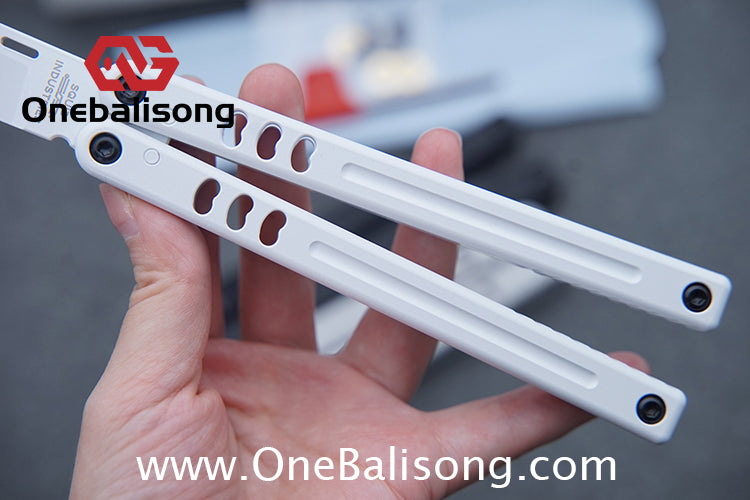 Baliplus V5 Mako Balisong Clone Aluminum Alloy Handle Stainless Steel Blade Bushing