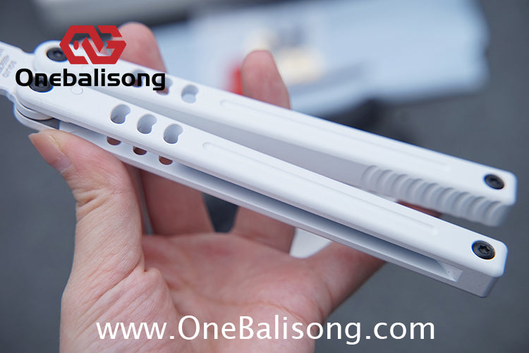 Baliplus V5 Mako Balisong Clone Aluminum Alloy Handle Stainless Steel Blade Bushing