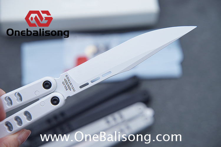 Baliplus V5 Mako Balisong Clone Aluminum Alloy Handle Stainless Steel Blade Bushing