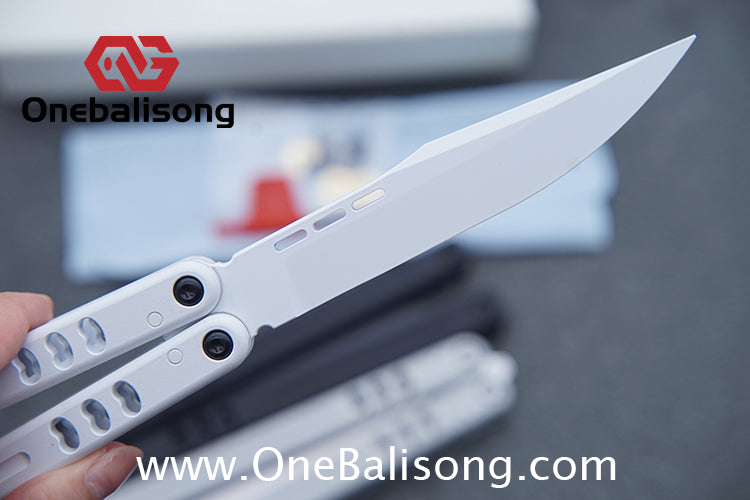 Baliplus V5 Mako Balisong Clone Aluminum Alloy Handle Stainless Steel Blade Bushing