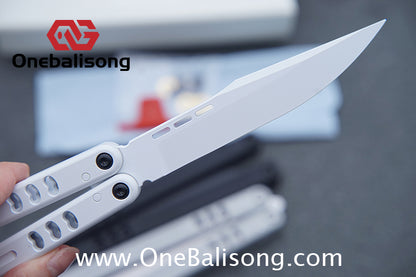Baliplus V5 Madko Balisong Clone Aluminum Alloy Handle Stainless Steel Blade Bushing