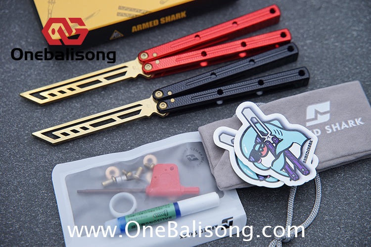 ARMED SHARK mini Kraken clone Aluminum alloy handle stainless steel blade Bushing One-piece structure