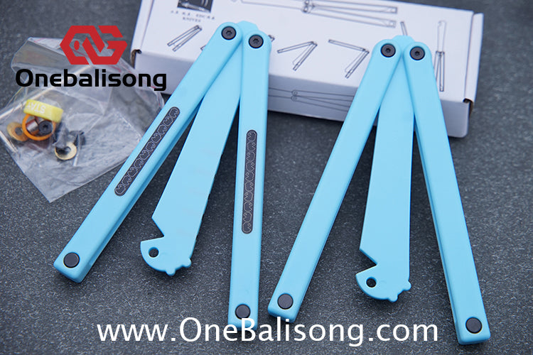 XiaoLu Flank p Clone  Balisong Plastic Trainer Blade Outdoor Safe EDC