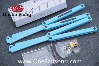 XiaoLu Flank p Clone  Balisong Plastic Trainer Blade Outdoor Safe EDC