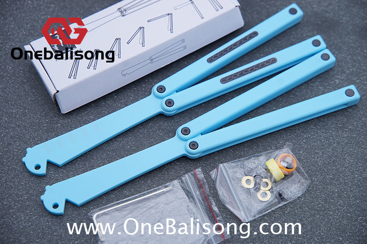 XiaoLu Flank p Clone  Balisong Plastic Trainer Blade Outdoor Safe EDC