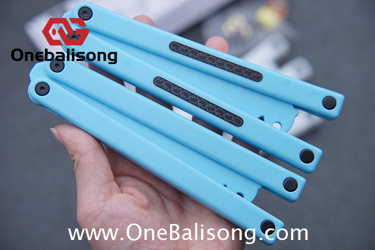 XiaoLu Flank p Clone  Balisong Plastic Trainer Blade Outdoor Safe EDC