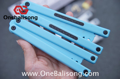 XiaoLu Flank p Clone  Balisong Plastic Trainer Blade Outdoor Safe EDC